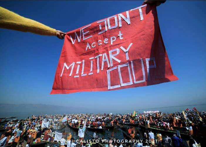 mini_bts7's tweet photo. Protesting against the military dictatorship
Shan State, Burma
#INNLE
#RejectMilitaryCoup
#CivilDisobedienceMovement
#savemyanamar
Photocrd https://t.co/goOHXXMHSc