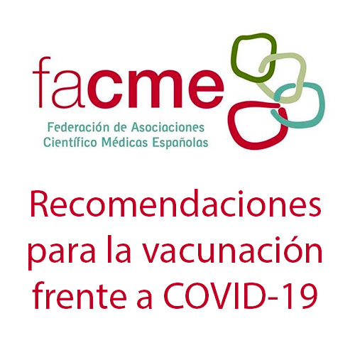 seacv_esp's tweet photo. De cara a las vacunaciones de COVID, queremos compartir entre nuestros socios las recomendaciones que nos hacen llegar desde FACME:
✅ Recomendaciones de FACME para la vacunación COVID: https://t.co/MtAdLSSrGb
#COVID #Vacuna #FACME https://t.co/avc8h4B5dG