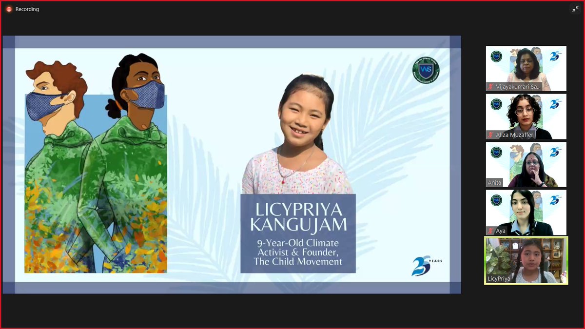 Powerful speech by Licypriya Kangujam a 9 Year old Climate Activist &amp; Founder, The Child Movement. @ TWS - Green Vogue Virtual Conference 2021 <a href="/official_TWS/">The Westminster School Dubai</a> <a href="/TwsVijaya/">Viji Sathyan Head of School / Deputy CEO TWS Dubai</a> <a href="/nilambarig1/">Nilambari Gokhale</a> <a href="/ShyniSudheer/">Shyni #MIEFellow</a> <a href="/radhikamurali2/">Radhika Murali Iyer</a> <a href="/lalisaji/">Lali Saji TWS</a> <a href="/Sarabjit2017/">Sarabjit</a> <a href="/minimathew65/">Mini Mathew</a>