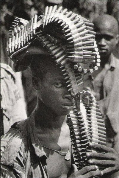 Igbo soldier during the Nigerian Civil War, (November, 1968)