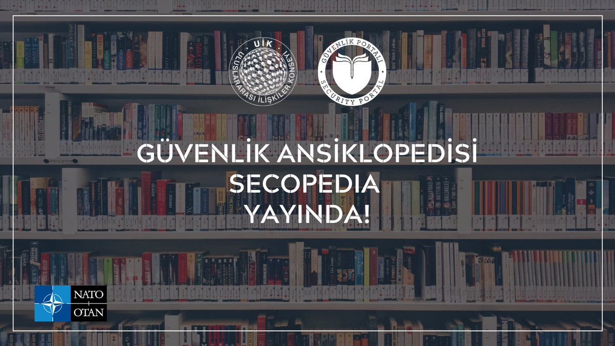 uikonseyi's tweet photo. Uluslararası İlişkiler ve Güvenlik konularında temel kavramları kısa metinlerle açıklayan çevrimiçi ansiklopedi #Secopedia yayında.
İncelemek için: https://t.co/tHnQNTfs71
Lütfen bu paylaşımı RT ederek #güvenlik konularına ilgi duyanların Secopedia'ya ulaşmalarını sağlayınız. https://t.co/YUM8KB1H1G