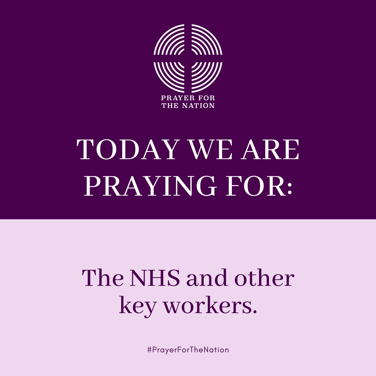 CottrellStephen's tweet photo. Today we pray for the NHS and other key workers. We value and honour their service. Join us at 6pm this evening for the collective moment of prayer, or pray when you can: https://t.co/NW89EnSCyH
#PrayerForTheNation https://t.co/60p9yLreih