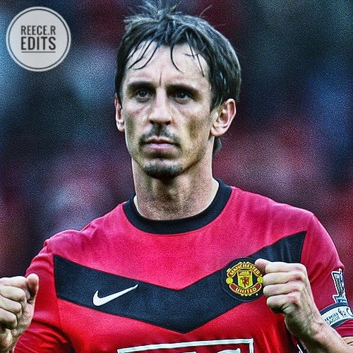 Mark Hughes, Wes Brown, Norman Whiteside and Gary Neville.