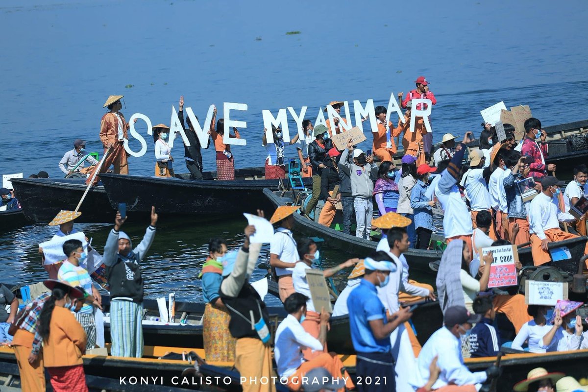 အင္းေလးေရေပၚသပိတ္ 💪
ပုဂံသပိတ္ 💪

#WhatsHappeningInMyanmar 
#Save_Myanmar 
#Reject_the_Myanmar_Military 
#CivilDesobedienceMovement 
#Feb11Coup