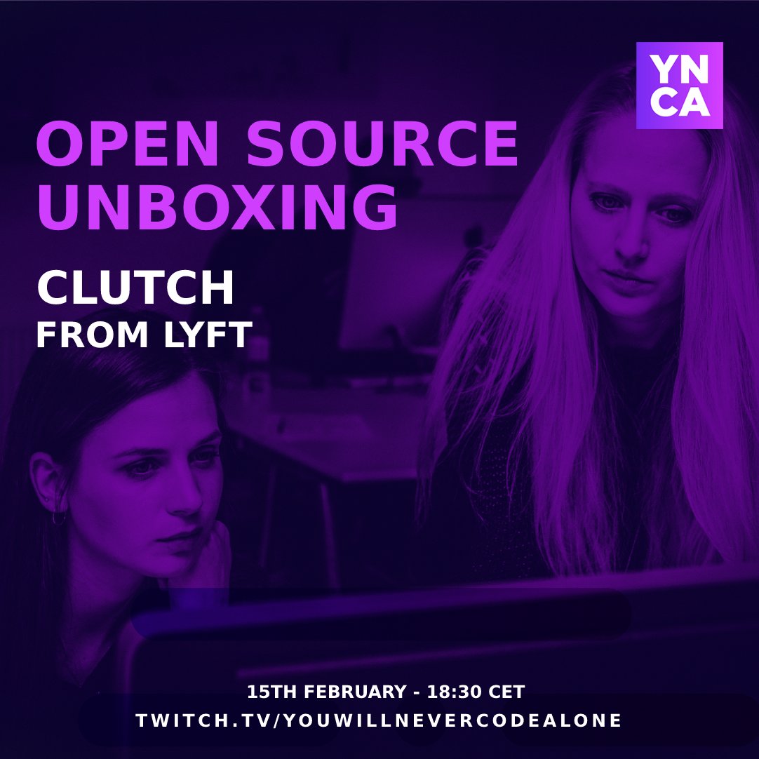 dontcodealone's tweet image. ¿Preparados? Nueva sesión de #YouWillNeverCodeAlone programada para el próximo lunes 15 de Febrero.
@paurosello y @javierprovecho harán un unboxing de un software de gestión de infraestructura creado por @lyft: github.com/lyft/clutch
Lunes 15 - 18:30 - twitch.tv/youwillneverco…