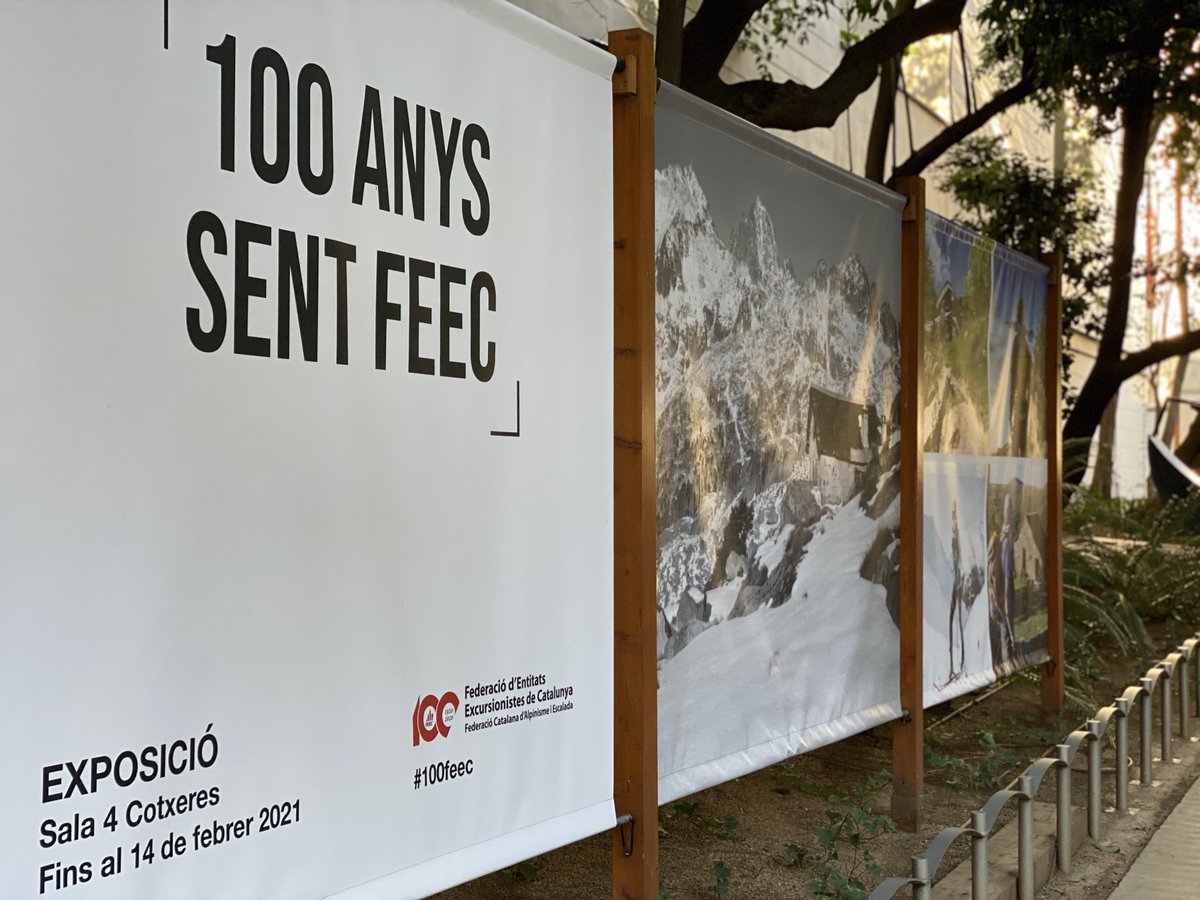 enricarques's tweet photo. Fins diumenge encara es pot veure l’exposició del centenari de la @FEEC_cat al @palaurobert. Molt recomanable, sobretot pels amants de la muntanya, l’esport i l’excursionisme. #100feec https://t.co/LhEwwk8YmF