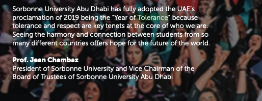 Remember that #LoujainAlhathloul was arrested in Abu Dhabi on her way to her classes at the @SorbonneAD in 2018. The Sorbonne never made any public calls for her release, but were only too happy to promote the #UAE's 'Year of Tolerance' in 2019.