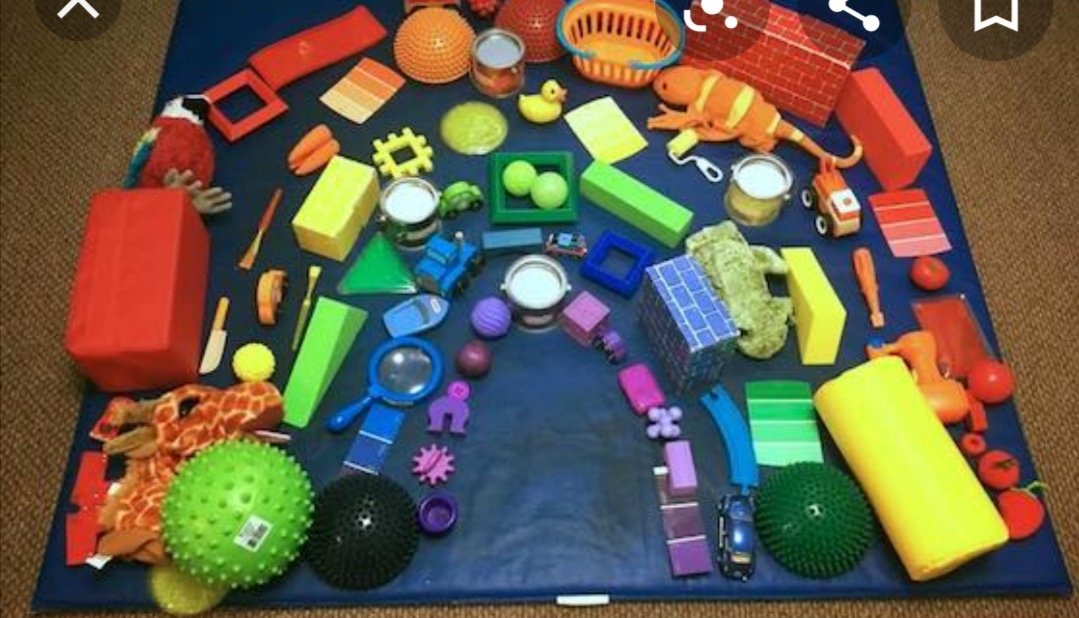 Fieldmice12's tweet photo. Thursdays challenge is colourful and you need to be detectives! 🐭&amp;🐰Can you go on a rainbow colour scavenger hunt around the house to make a rainbow? You might want to use your toys &amp; lay under it for a picture like the example! 🌈📸 @MissS_12 https://t.co/EjXDZHCYe1