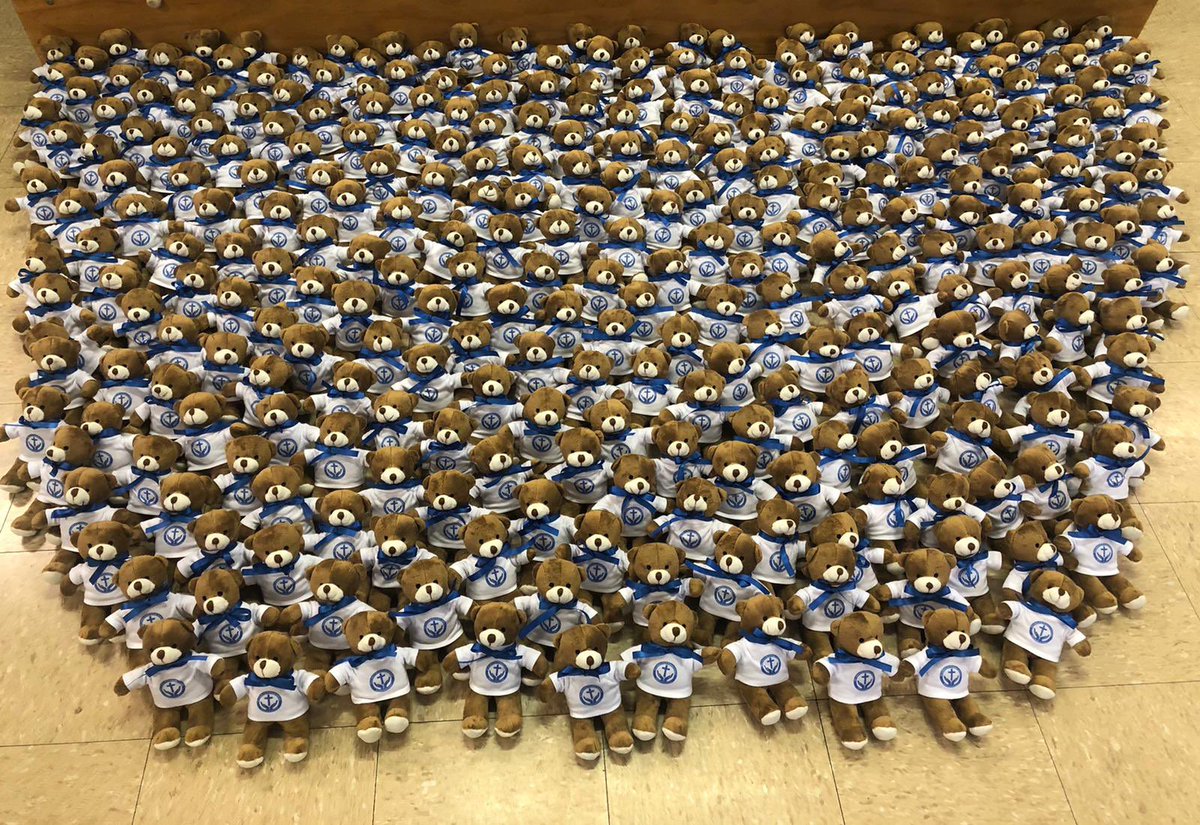 We have some new pupils who are very excited to meet you today! We have 415 bears to keep you company until we are all back together. Please collect your new friend with your work pack today. Children in school will also bring one home.