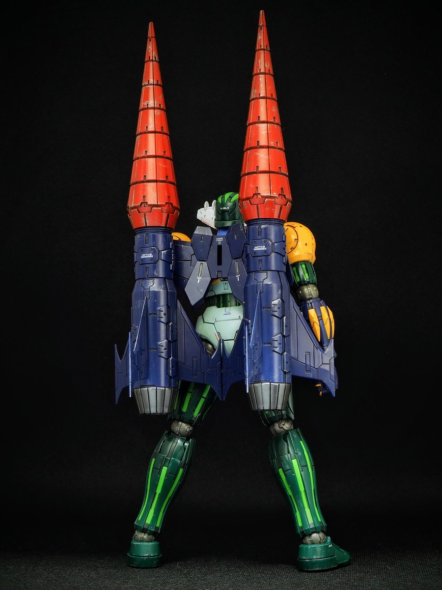 kameo_01's tweet image. HG 鋼鉄ジーグ INFINITISM 完成
資料によっては鼻と首が淡い青色なのでそのように塗ってみた
#鋼鉄ジーグ #jeeg #jeegrobot