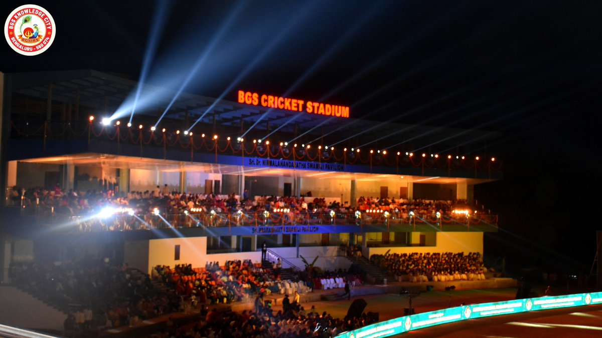 IrsBgs's tweet photo. And that's how we inaugurated our own #cricket stadium. 🤩

We can't wait to see the future #IndianCricketTeam players start their training here.

@ICHOfficial @ICC @IndianCricNews #Bangalore @BangaloreTimes1

#Bengaluru #NammaBengaluru #CricketFever #BGSIRS #BGSCampusDiaries https://t.co/9pi1z5LeR6