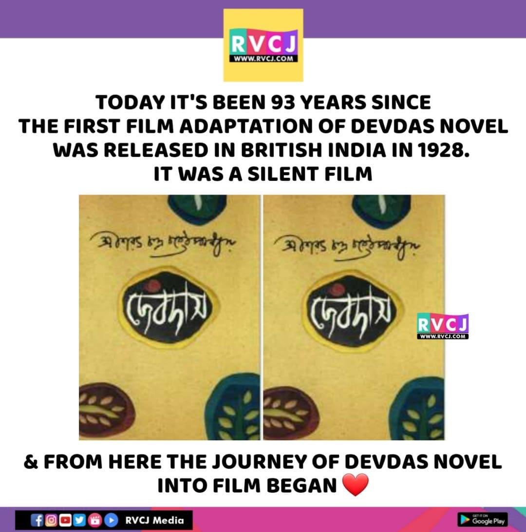 rvcjmovies's tweet photo. Devdas Novel ♥️
#devdas #devdasmovie #silentfilm #britishindia #rvcjmovies https://t.co/At0RP0Ccqm