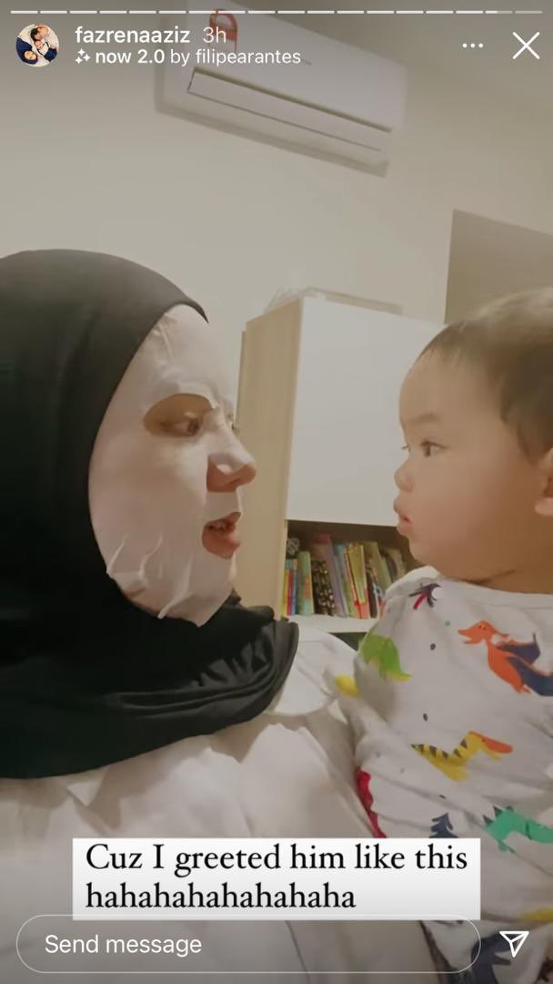 bbaakk's tweet photo. Terkejut #heysethumar mama dia masuk bilik pakai mask wakakaka https://t.co/EhgPbCGOmO