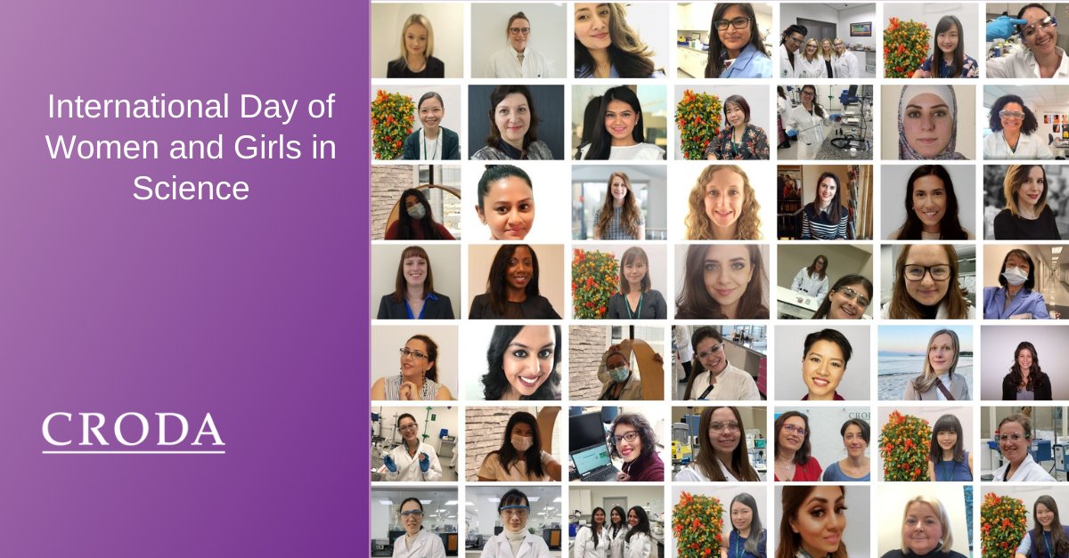 Today is International Day of Women and Girls in Science. This day was established to recognise the critical role that women and girls play in science. Here at Croda, we are immensely proud of our women and girls in science from all corners of the globe. 
ow.ly/x8AR50DtYiX