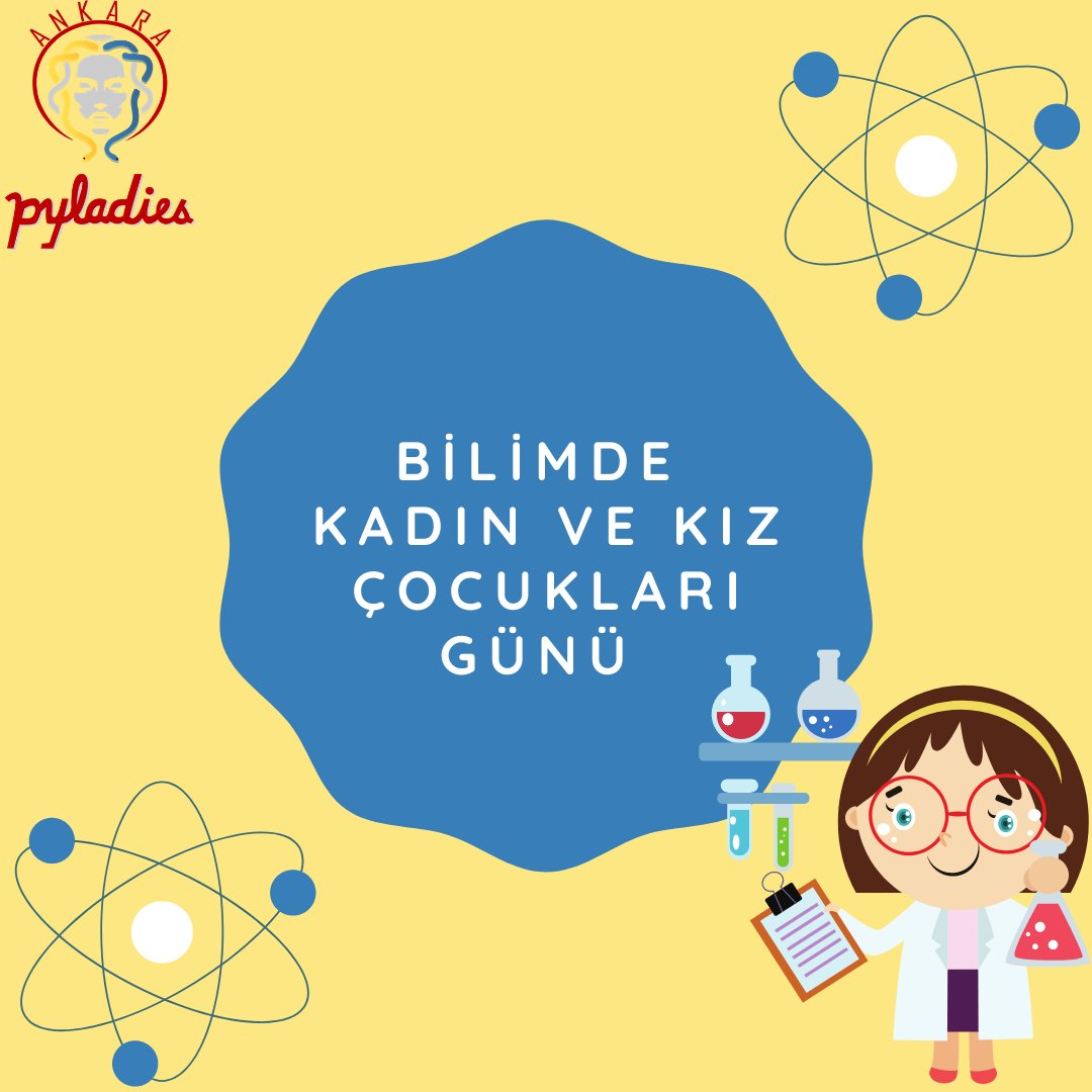 Kadınları özellikle bilgisayar bilimlerinde destekleyen bir organizasyon olarak, 11 Şubat Bilimde Kadın ve Kız Çocukları Günü'nün önemine değinmek isteriz!
#InternationalDayofWomenandGirlsinScience #IDWGS2021 #womeninscience #WomenInSTEM #bilimdekadın #bilimdekızçocukları
