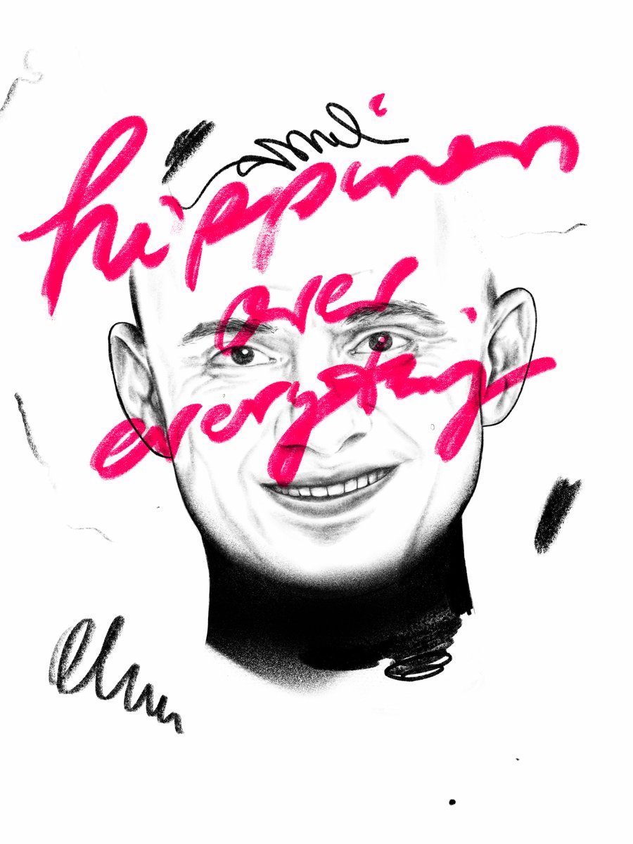 danielhannih's tweet photo. I only recently learned about #NFT, and the art aspect of it. So I started a portrait series of people that inspire me. And this is dedicated to @garyvee. And with his mindset, I'm this  piece away for free on @opensea: https://t.co/8sQhdkNerx https://t.co/oPbYkLhwWO