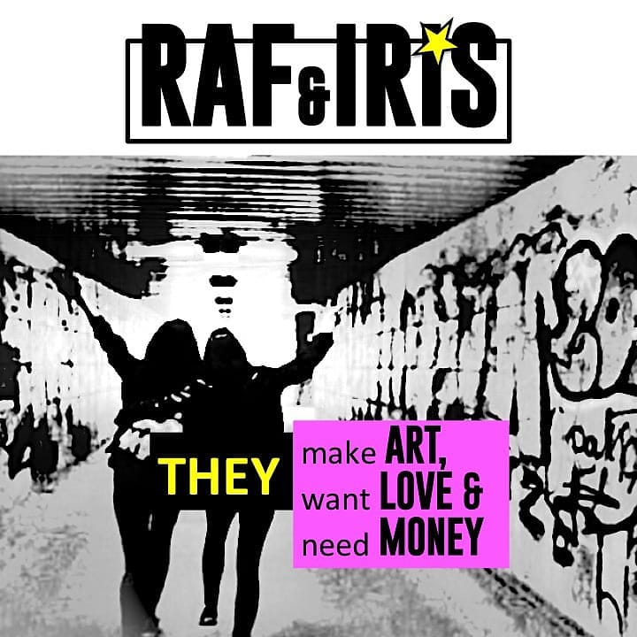 raf_iris's tweet photo. #HappyThursday and thank you to all new #followers for #RAFandIris #movie #streetart #art #artist #thelmaandLouise #femaleempowerment #patricklevy #goldenmileproductions #femaledirector #crystalamsalem  #instaart #instamovies #film #preproduction https://t.co/BzWeaiRBP1