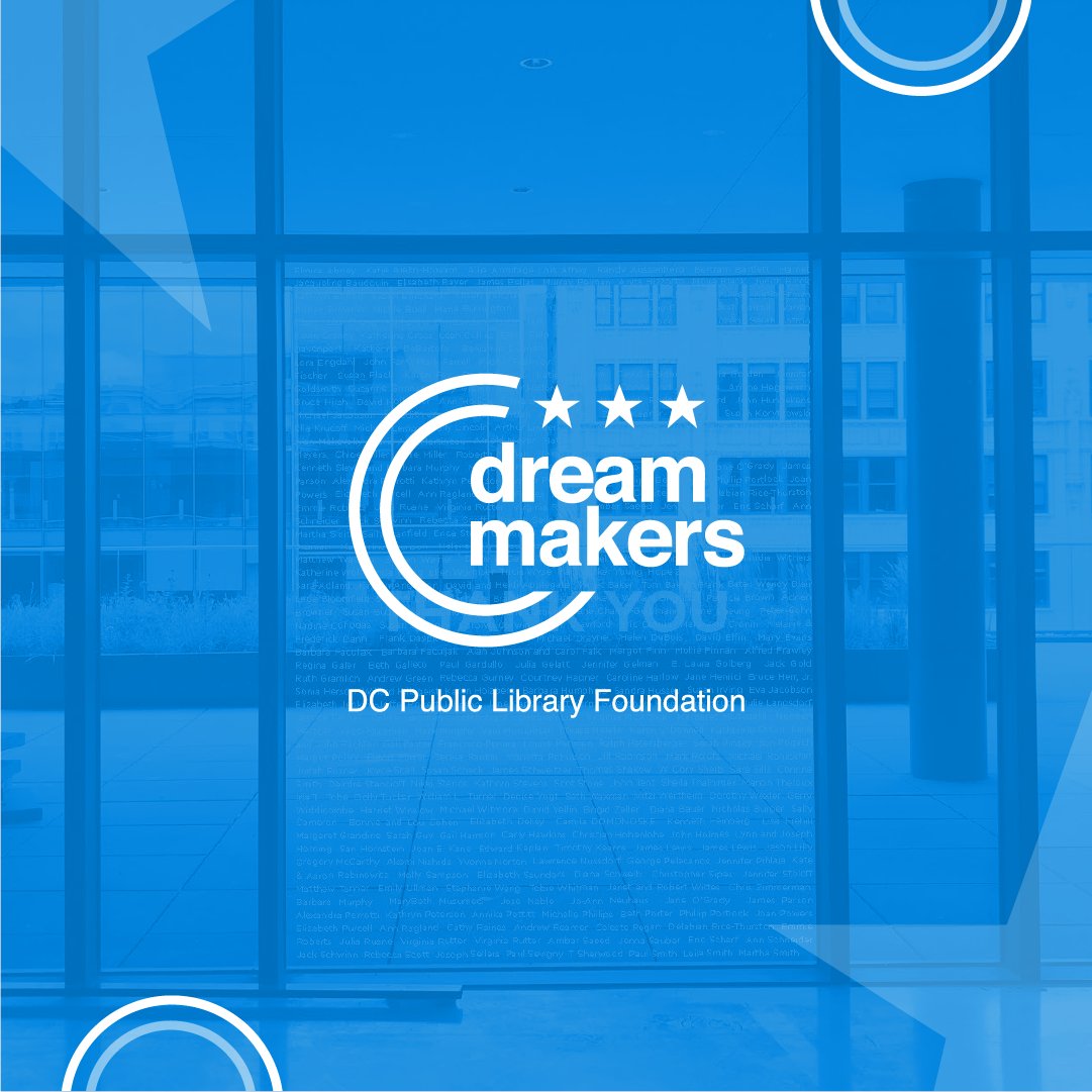 The DC Public Library Foundation is proud to launch our inaugural campaign thanking our city’s Dream Makers. 

Learn more about the campaign &amp; honor someone at dreammakerswall.org 

#DCProud #DreamMakersDC