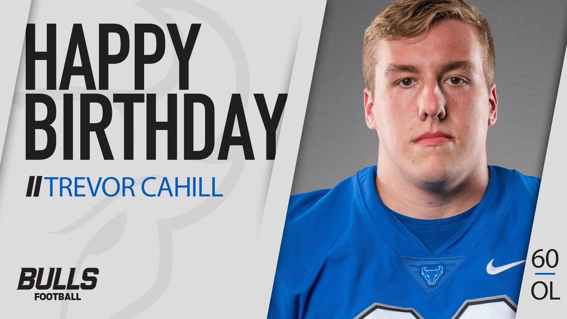 Happy Birthday to Bulls OL Trevor Cahill! I 
