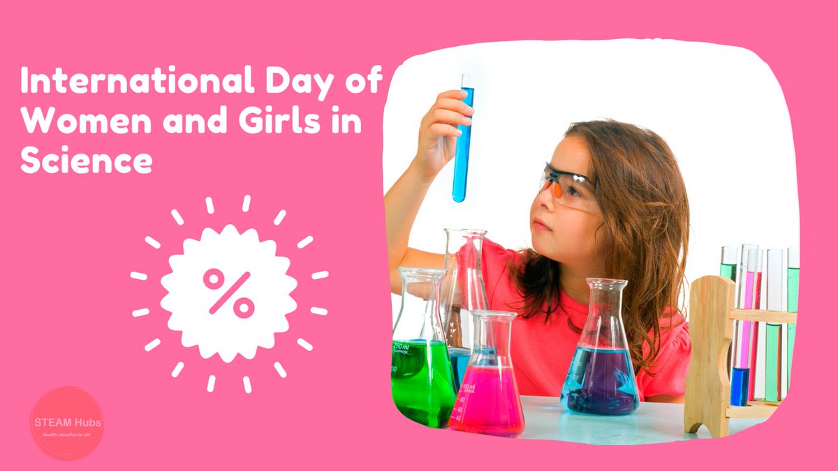 10% promo code for any women or girl 😎
Today is International Day of Women and Girls in Science 😃😃
Just type Science girl in the promo code section and enjoy a 10%discount on any science kit🥳🤩
steamhubs.com/shop/
