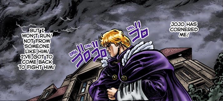 dio trying to find excuses to come back to jonathan