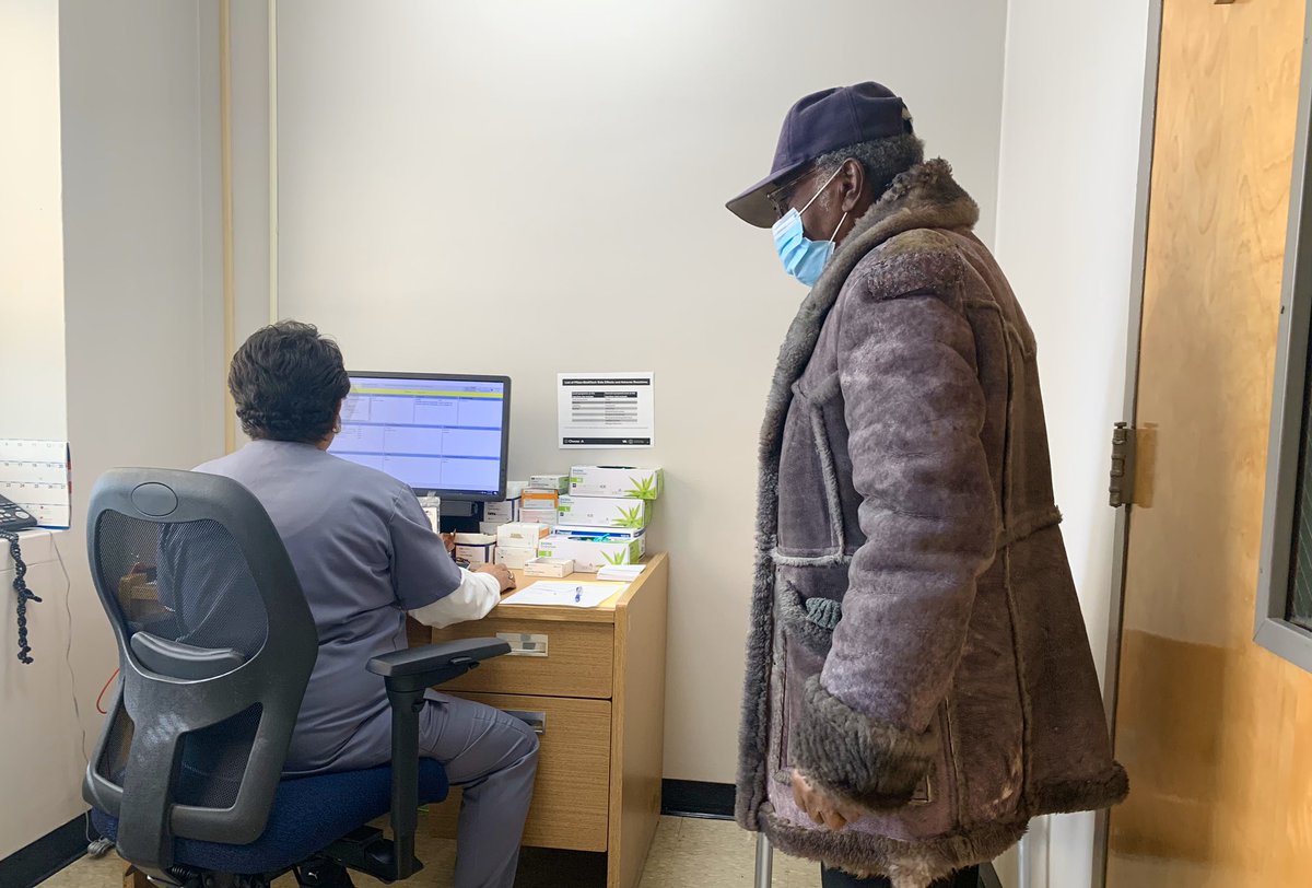 CineMava's tweet photo. I met up with my father at Manhattan’s V.A. hospital for him to get his second Pfizer COVID-19 vaccine. After a 90-minute wait, my Dad was in and outta there...like a “shot.” 😏 😉
I hope I can take it as well as he did! #BoomerGoals #PfizerVaccine #WearAMask https://t.co/MGggrNGTQO