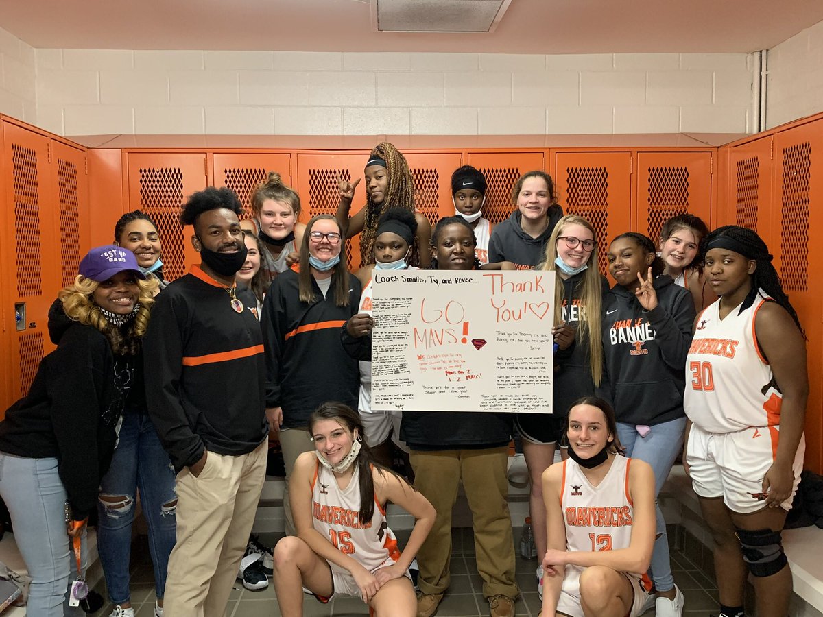 JV ended last night. Bittersweet. It was a great season to a chaotic year around us! #covidsucks #thesegirls #hardwork #ladymavs #future