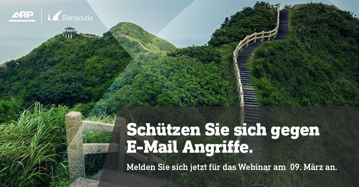 91% aller #Cyberangriffe beginnen mit einer E-Mail! Melden Sie sich für unser Webinar am 09.03.21 an und erfahren Sie, wie Sie sich gegen E-Mail-Angriffe besser schützen können. ➡️  bit.ly/3cYY9bX