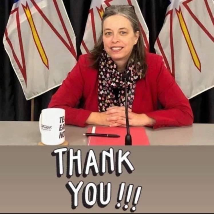 Can we all just take a moment and appreciate the amazing work this woman has been doing for the province? Thank you, Dr. Fitzgerald! We love you - <a href="/RobertShawn13/">Robert (Shawn) Andrews</a>