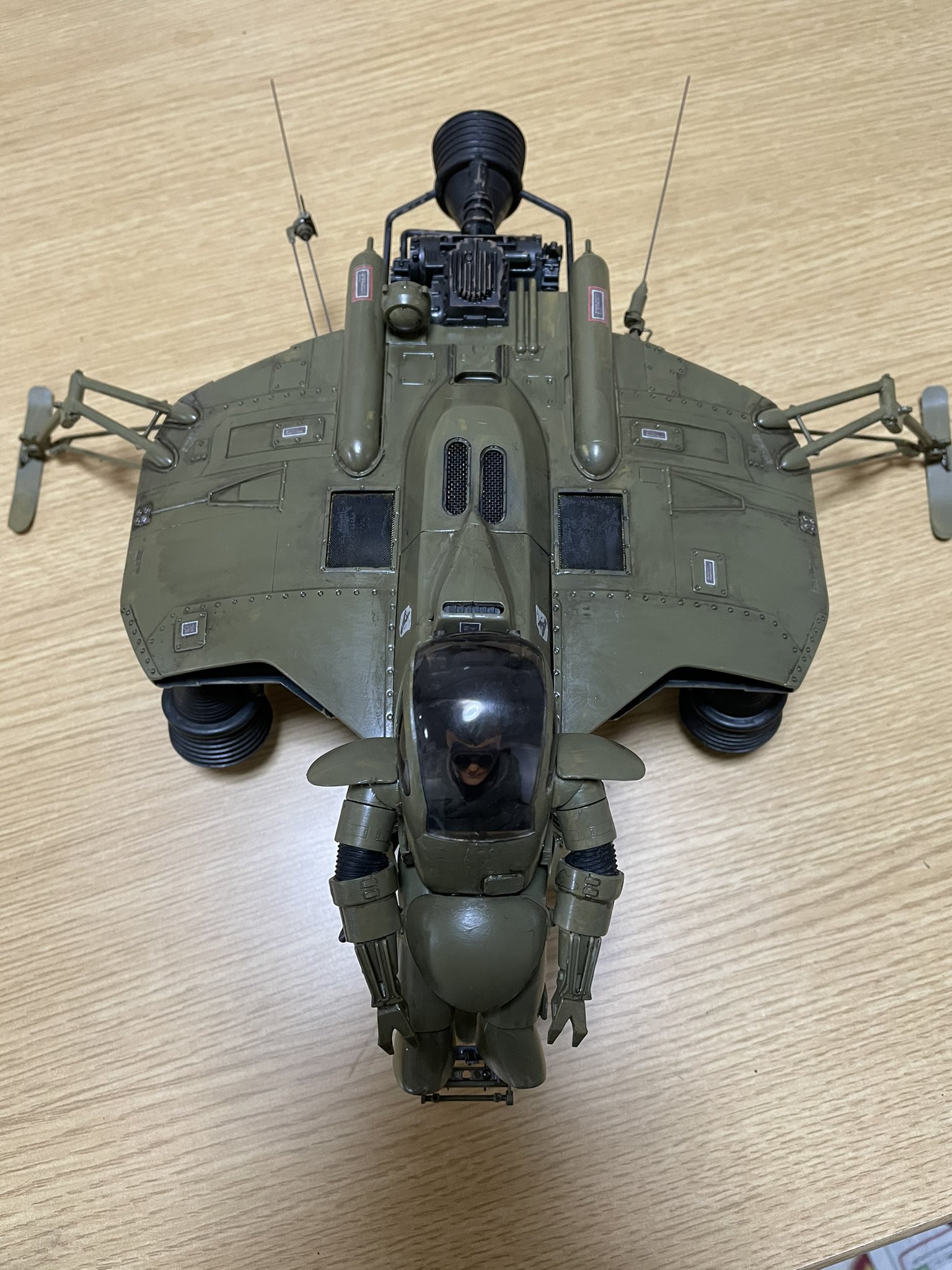 NITTO Hornisse 1/20 プラモデル S.F.3.D SF3D Original Nitto (Ma.K) 1/20 #6 HORNISSE P.K.41 & PKA