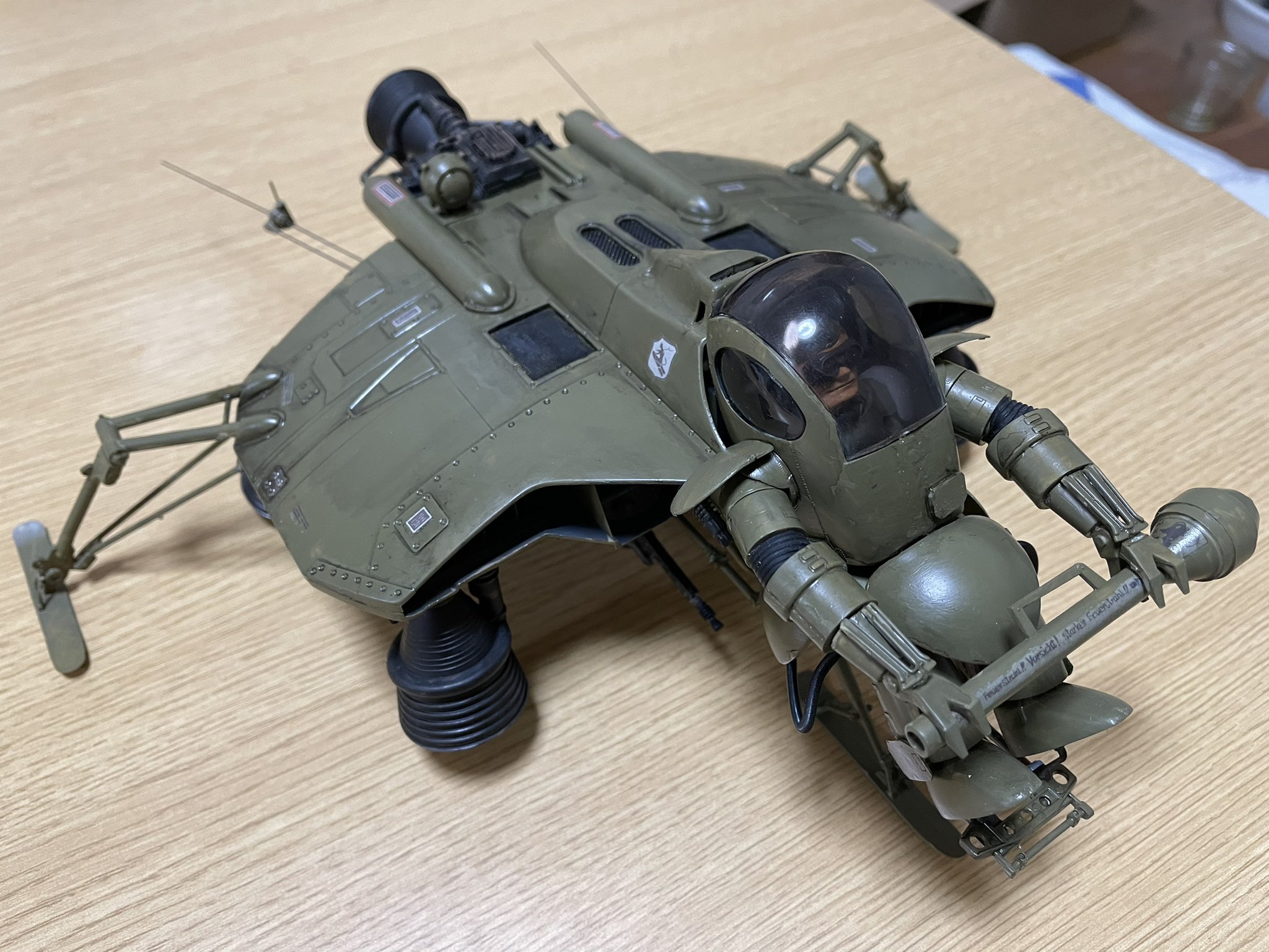 マシーネンクリーガー(SF3D)ホルニッセ ホルニッセ Hornisse Wave 1/20 kit custom by ロッポンギヒロシ