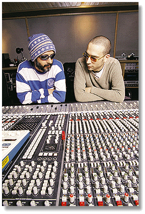 I have to raise my tea to producer/engineer Jonny Dollar who was the catalyst behind Unfinished Sympathy getting a full orchestra. He worked on Raw Like Sushi and Blue Lines, so I'm pretty sure he's the reason Malone got the call. He sadly died in 2009. That's him on the left