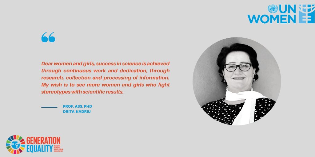 unwomenkosovo's tweet photo. Members of the Network of Women in Academia have shared their views marking the International #WomenInScience Day.  

Today, they are role models for young women and girls to follow their path and join the fields of Science and Academia. https://t.co/mQezlYSqZT