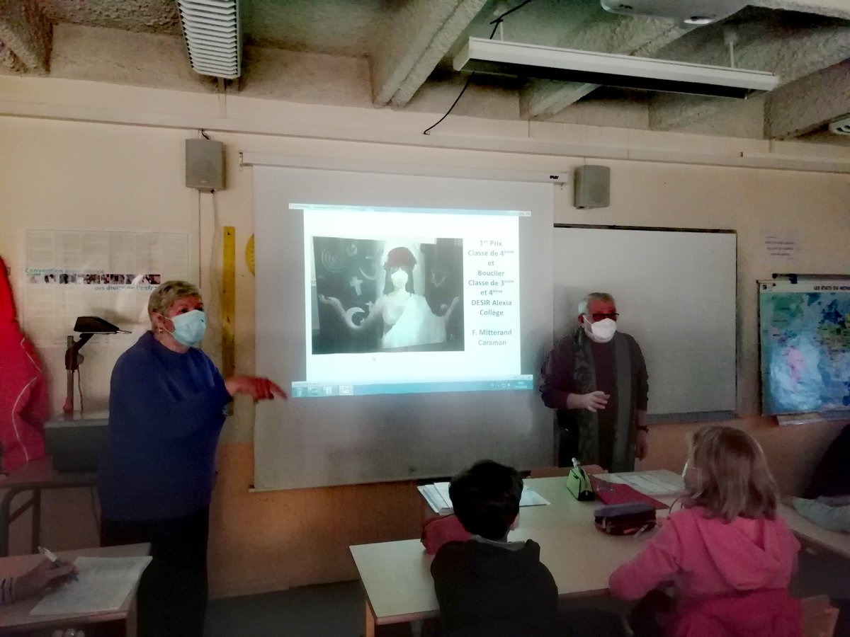 Merci à @amopa31 pour son intervention auprès de la classe de 604 et du dispositif ULIS et de leurs professeurs dans le cadre du concours des boucliers de la laïcité @DSDEN31 @AymericMeiss @dasen_sieye @DAACToulouse @ASHToulouse