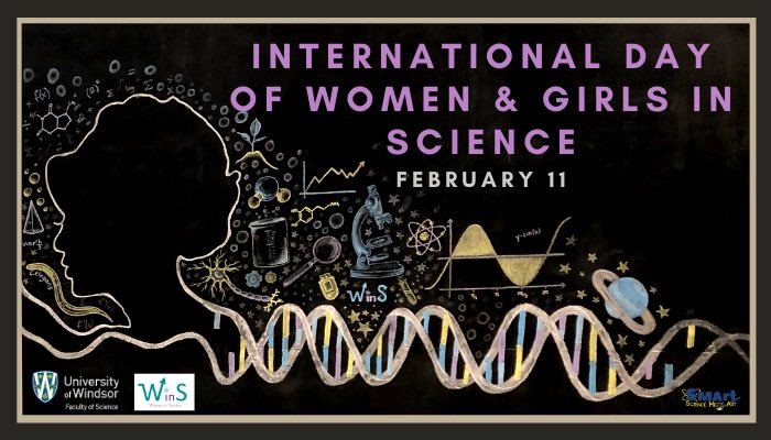 USci Network (@usciwindsor) on Twitter photo Celebrating all women & girls in science today and everyday! @ScienceUWindsor <a href="/uwin__wins/">UWindsor Women in Science</a> #WomenInScienceDay2021 Celebrating all women & girls in science today and everyday! @ScienceUWindsor <a href="/uwin__wins/">UWindsor Women in Science</a> #WomenInScienceDay2021
