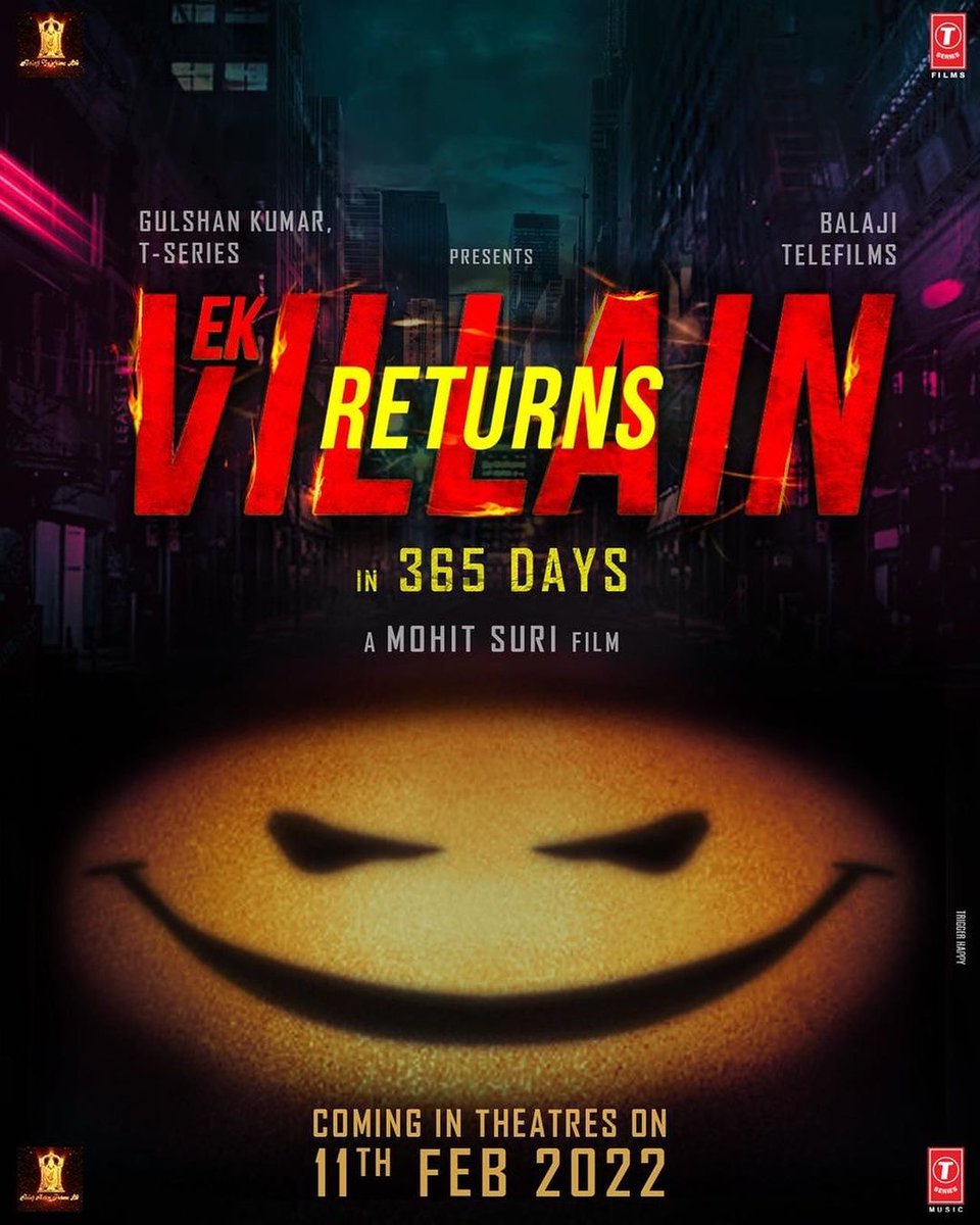 B7NTU's tweet photo. 11th February 2022. #EkVillainReturns #Bollywood https://t.co/6zIlmstqSI
