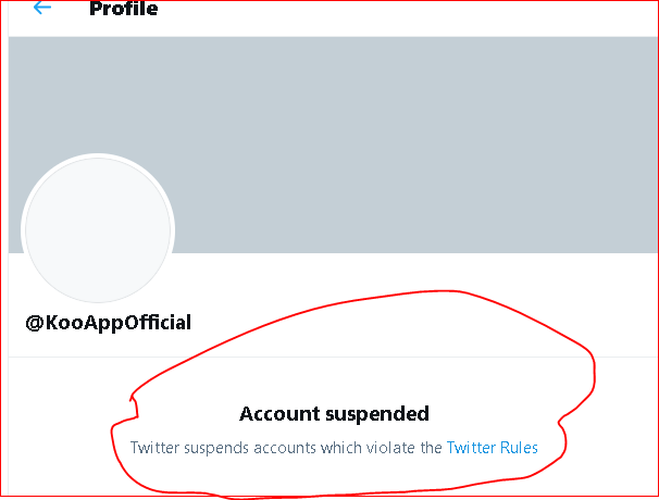 JangliRaja's tweet photo. Intolerance example set by @twitter itself by suspending @AppKooOffical account :

 #kooapp 
#koovstwitter 
#KOORevolution https://t.co/NSDtZw9bgW