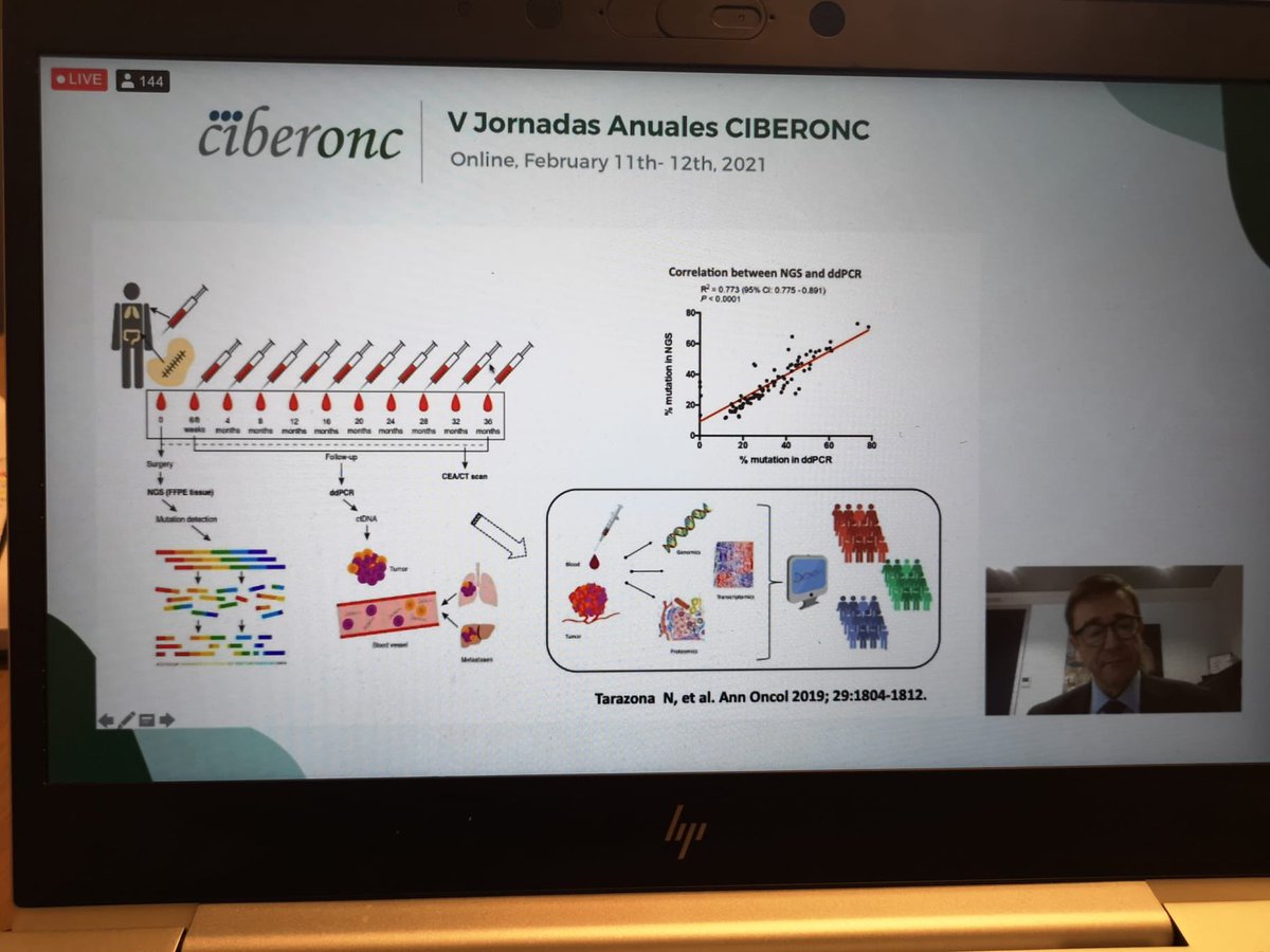 Excellent talk by Andrés Cervantes Instituto de investigación sanitaria INCLIVA. @CIBERONC  annual meeting. <a href="/xmatiasguiu/">Xavier Matias-Guiu G</a>