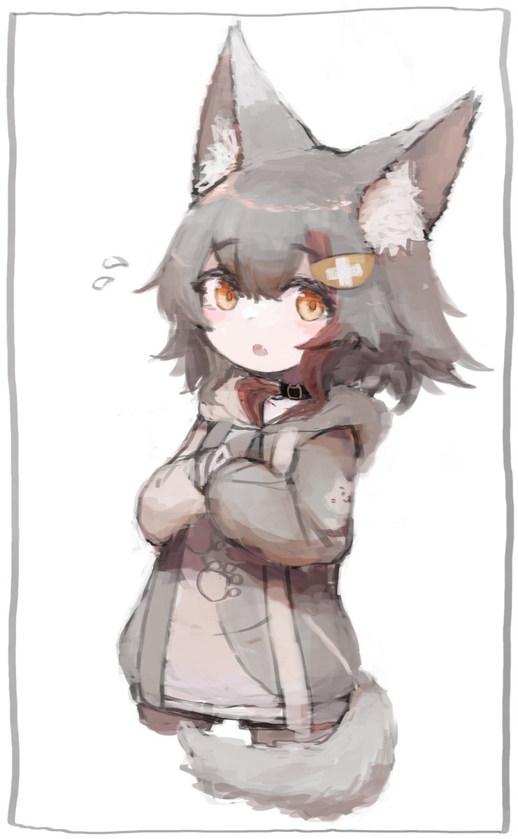 大神ミオ 「ミオかわいい #みおーん絵 」|ぜおの分体のイラスト