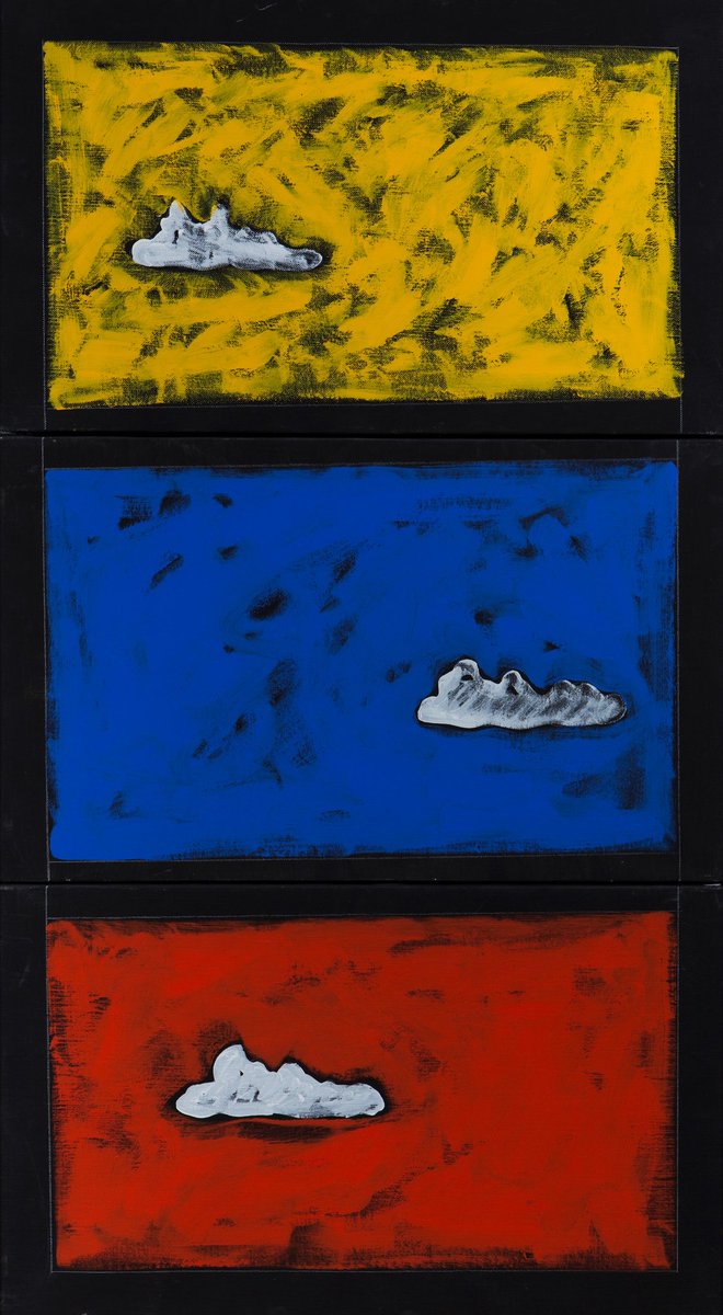 《Non lasciare che una nuvola
Cancelli tutto il cielo》

Anaïs Nin

#Pensieri positivi a #CasaLettori
<a href="/CasaLettori/">Casa Lettori</a> @LibriAmati

#art Tano Festa -Tricromia del cielo 
#arte #painting

#11Febbraio