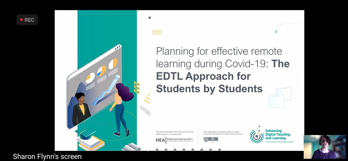 AhernTherese's tweet photo. The #EDTL @IUAofficial advantages of "for students by students" online teaching and learning feedback mirroring our own experiences partnering with students in @MTULibraryinfo with @CIT_AnSEO  #conultl21 https://t.co/xZeZJUCM2Y