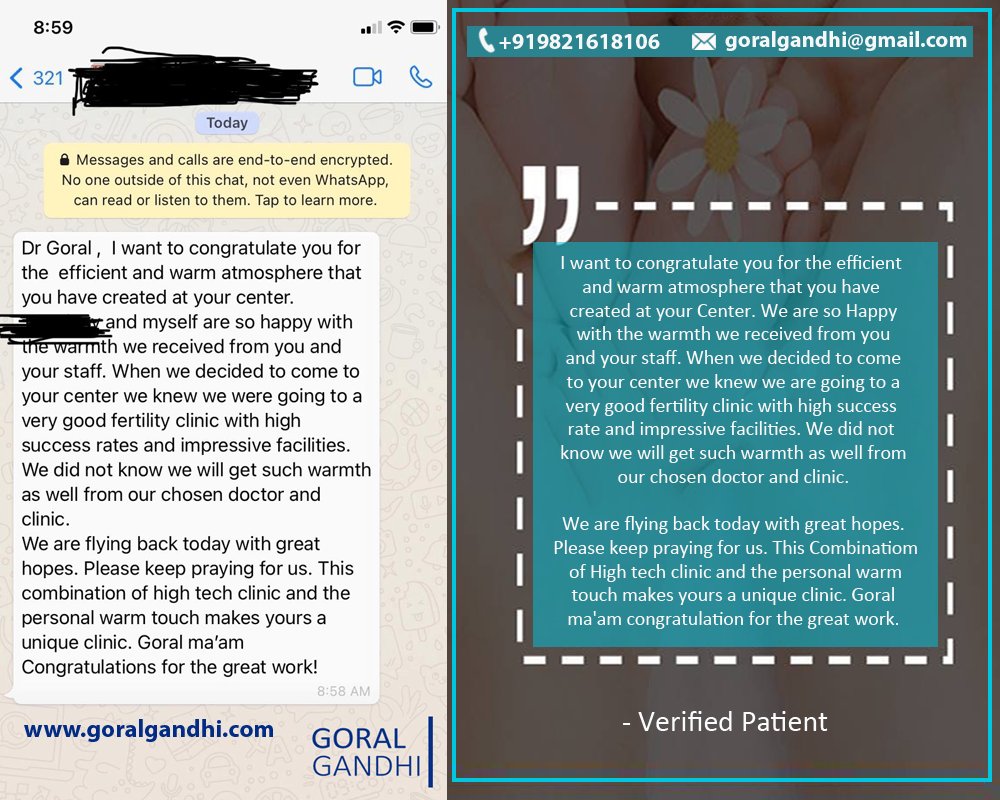 IndoNipponIVF's tweet photo. What a good start to the year! God bless the little one and the family! #clientfeedback #clientreviews #testimonials #feelingblessed #ivfinindia #mumbaiivf  #bestivf #learnivf #Goralgandhi #globalfertilitysolutions 
📧 goralgandhi@gmail.com
📞+91-9821618106 https://t.co/G064QkrfiP