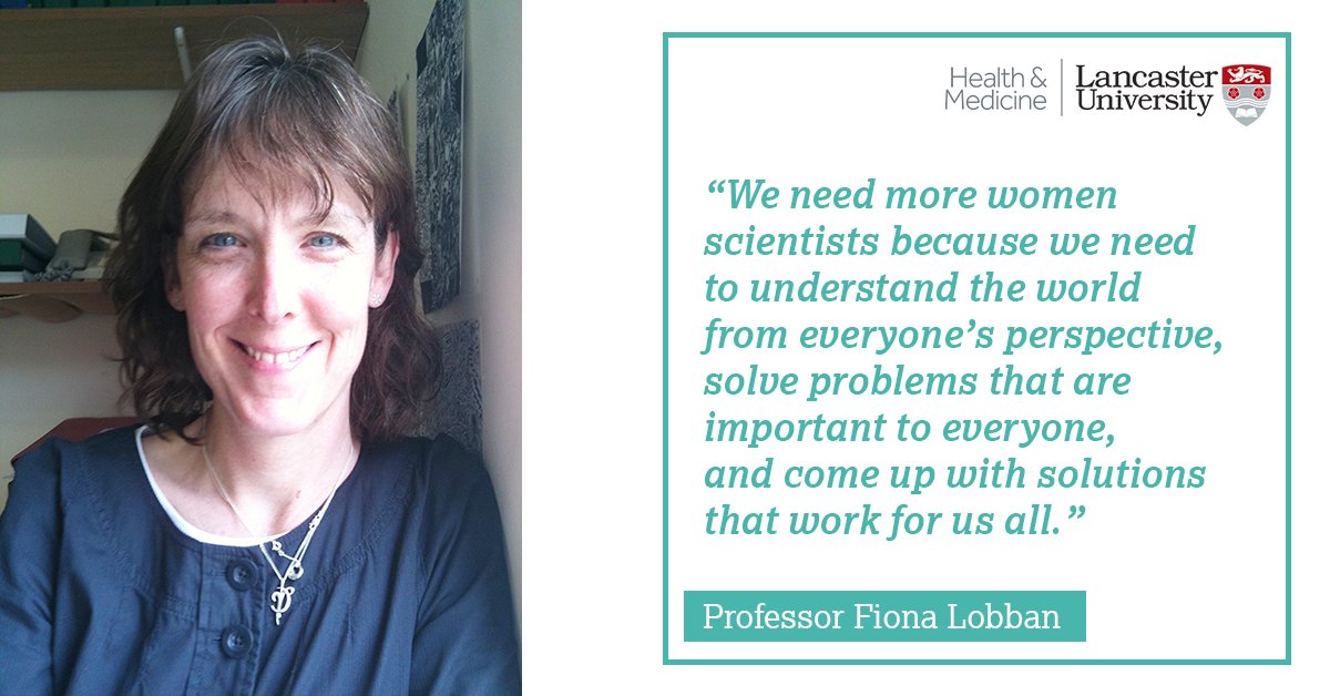 We need more women scientists because..."We need to understand the world from everyone's perspective, solve problems that are important to everyone, and come up with solutions that work for us all."- Professor Fiona Lobban  #February11  #WomenInScience