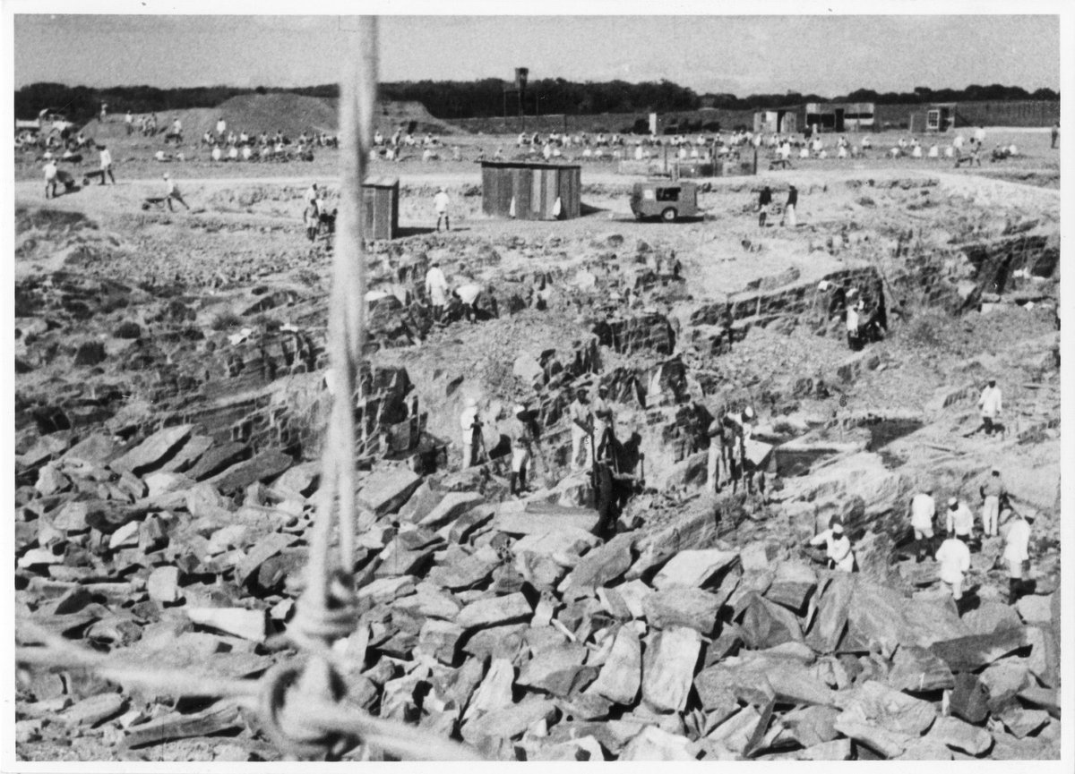 In 1987, we decided to suspend our visits to detainees until access was granted to ALL security/political detainees – those awaiting trial as well as those sentenced. 1967  @ICRC Visit. Forced labor/Stone quarry, Robben Island