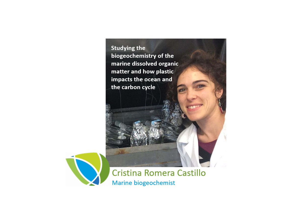 I'm a researcher at @ICMCSIC and I study the #biogeochemistry of the marine dissolved organic mattter and how #plasticdebris impacts the #ocean and the carbon cycle. @SIBECOL
#11F2021  #WomenInEcology #DiaMujeryNiñaenCiencia #WomenInScienceDay