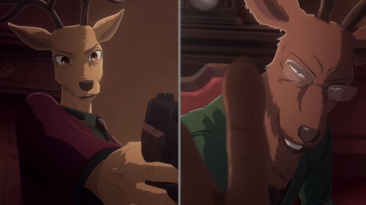 Twitter पर アニメマンガ名探偵すやまたくじ Beastars ビースターズ 2期 6話 愚かだがアドリブが効いてる 草食獣のルイは強くなるために銃を握り 肉食獣のレゴシは強くなるために肉に対しての悟りを開く 結果 どっちも弱くなってるんですけれどーっ 物語的にも Twitter पर アニメマンガ名探偵すやまたくじ Beastars ビースターズ 2期 6話 愚かだがアドリブが効いてる 草食獣のルイは強くなるために銃を握り 肉食獣のレゴシは強くなるために肉に対しての悟りを開く 結果 どっちも弱くなってるんですけれどーっ 物語的にも