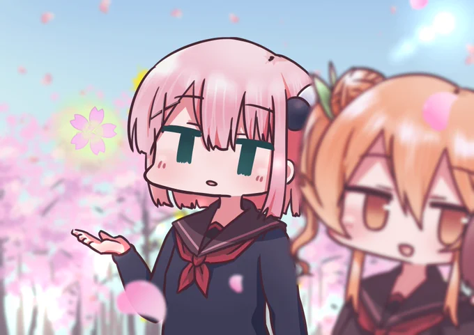 桜 #まちカドまぞく 