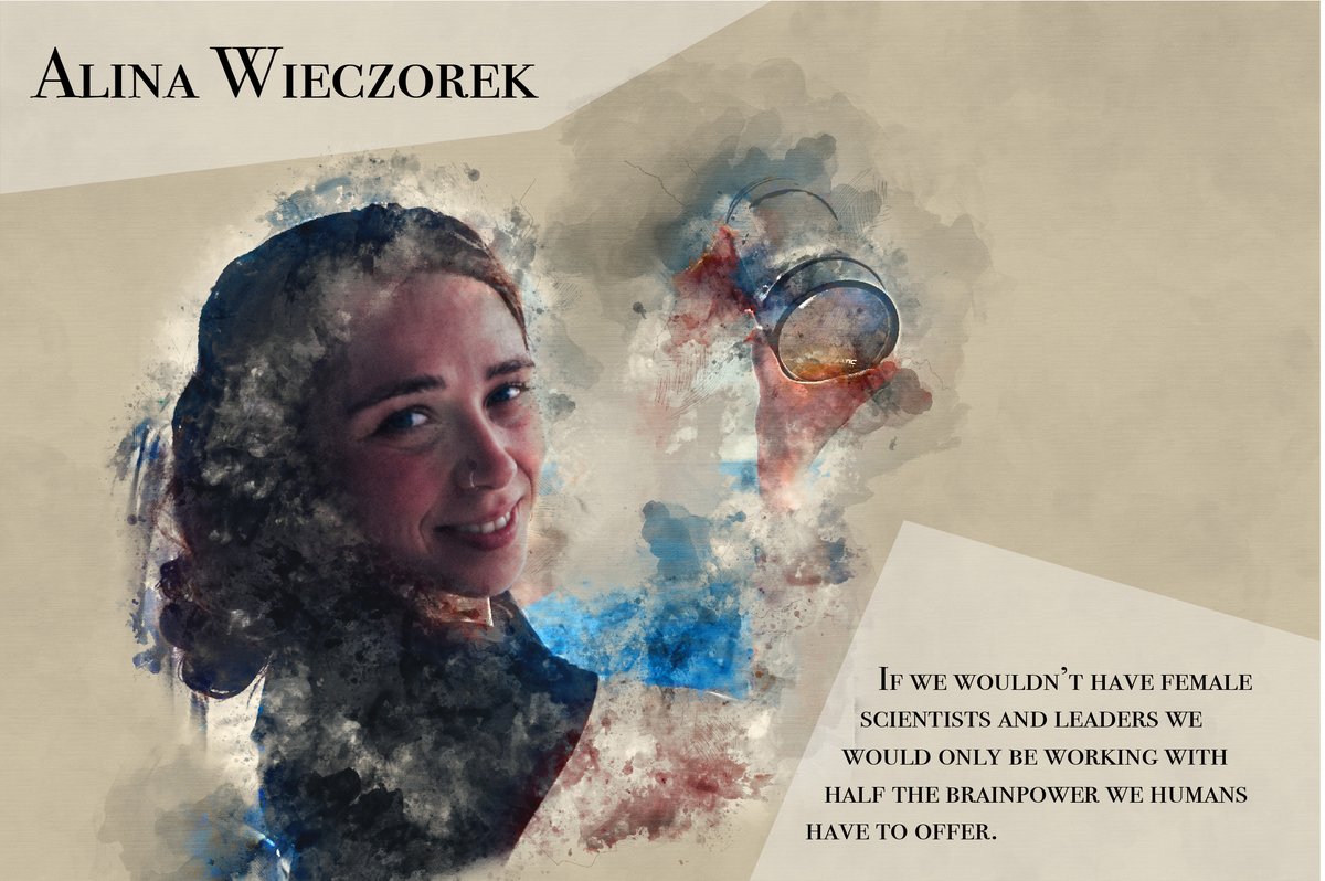 Our second is  @AlinaMWieczorek who researches the abundance and  #ecology of  #mesopelagic fish. What alina enjoys about being a scientist is that for her each study or project is like solving a riddle in the search of a better understanding of our natural world.  @UN_Women