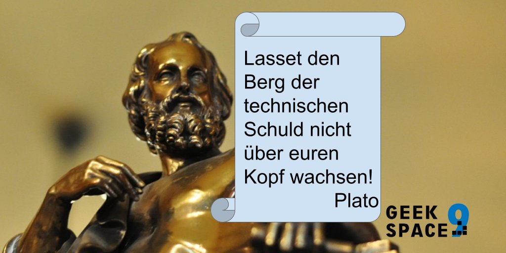 turing_42's tweet image. Technische Schuld – eine kleine Geschichtsstunde: Woher kommt sie? Warum bleibt sie? blog.gs-9.com/technische-sch… 🐞  #softwarequalität  #TechnischeSchuld  #agileprojektrettung