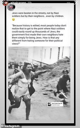 ZubyMusic's tweet photo. This post was clearly WARNING against rising political polarisation and demonisation of people who are different from yourself.

It's not 'anti-semitic' nor 'racist'.

If you think it is, you're low IQ or ideologically possessed.

But well done on proving her point. https://t.co/eZDyKVGggk